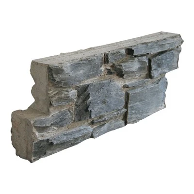 Schwarzer 8 cm Naturschieferstein
