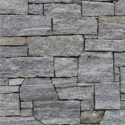Granitgrauer zufälliger Quaderstein