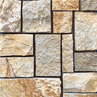 Kalkstein Beige Zufälliger Quaderstein